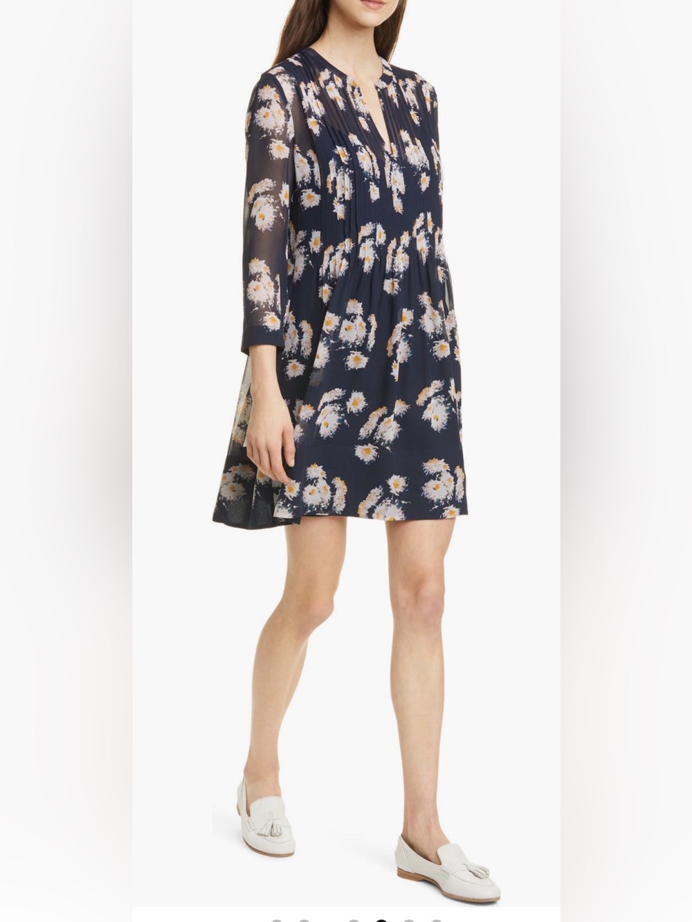 Club Monaco Odhette Floral Silk Shift
Dress